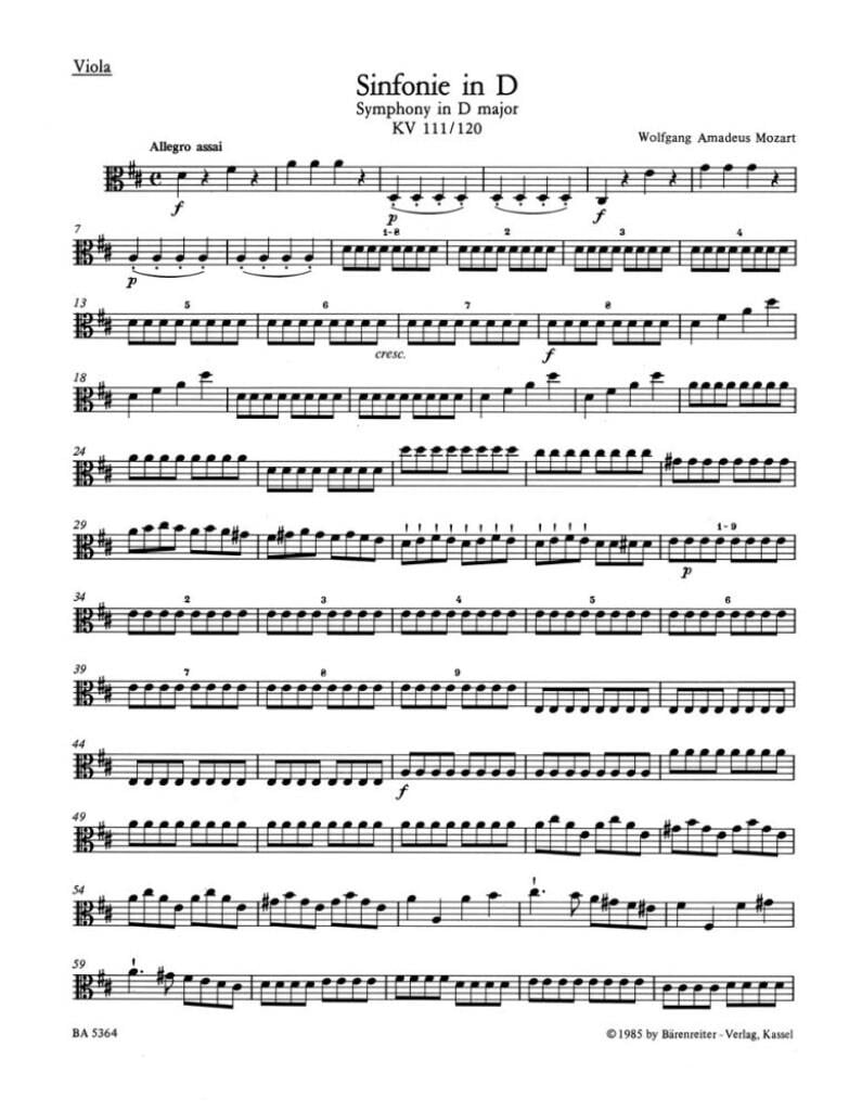 Symphony D Major No. 48